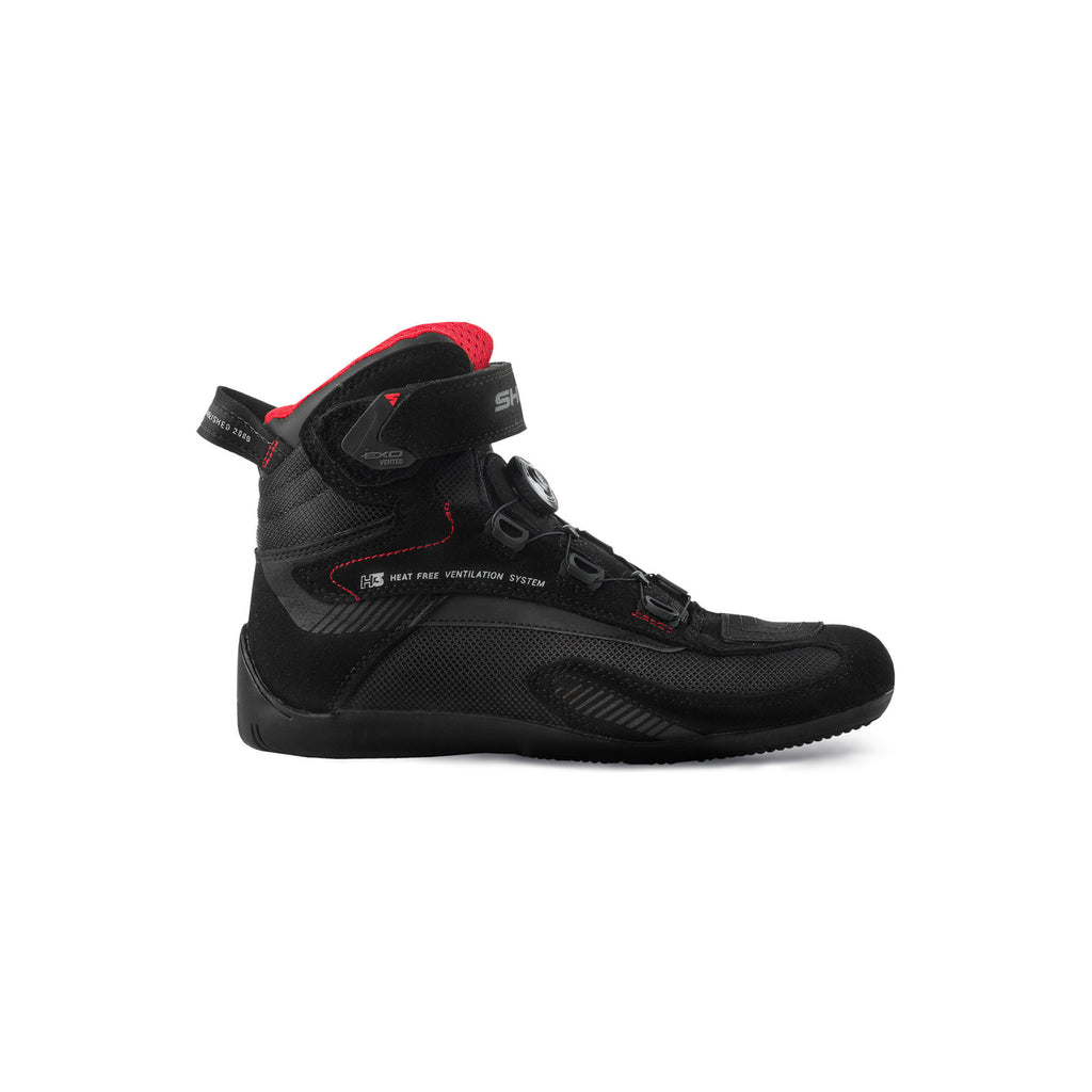 SHIMA EXO Vented Motorbike Shoes for Men Black_2