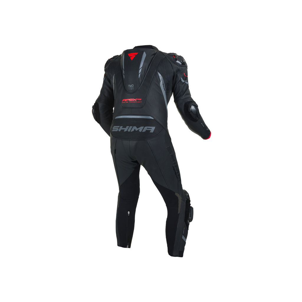 SHIMA Men's Apex RS Motorcycle Full Leather Suit Black/Red Dubai