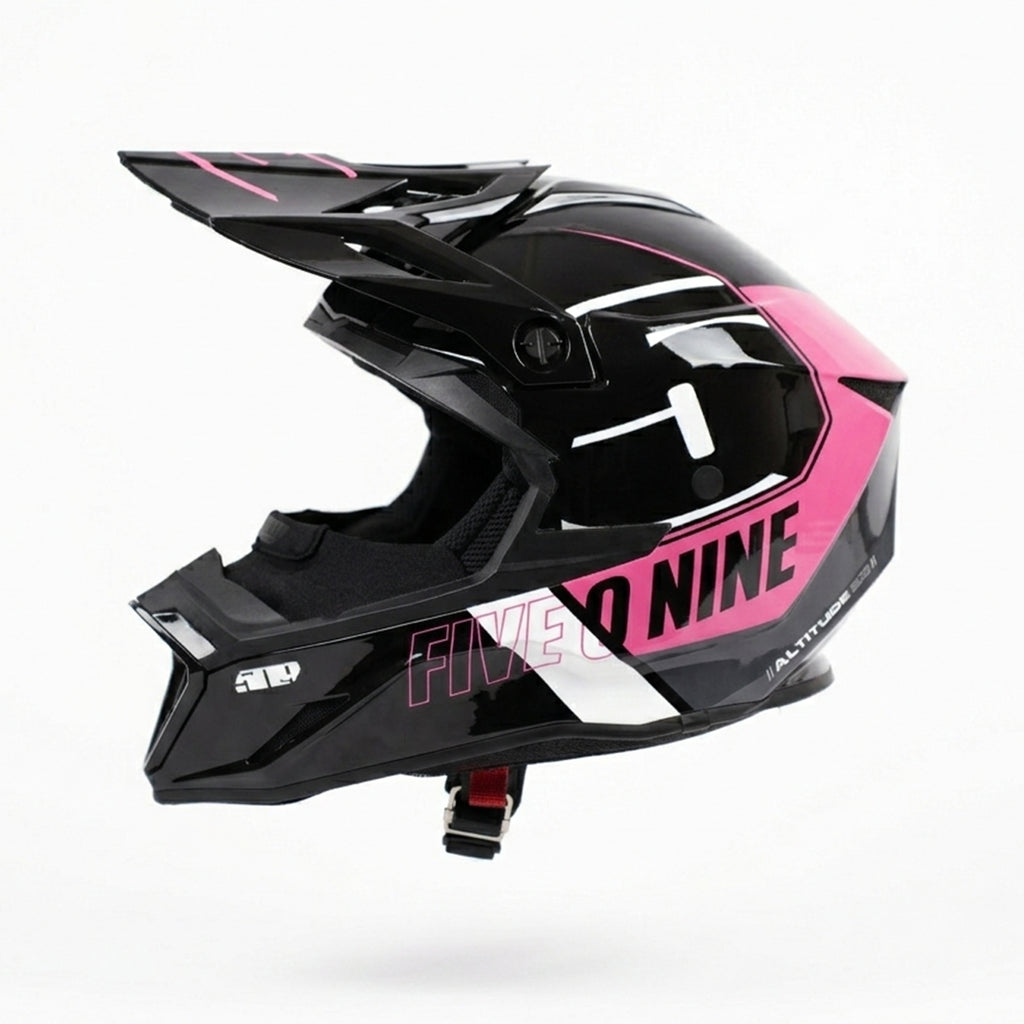 509 Kids/Youth Motocross Dirt Bike/Off Road Riding Safety Helmet Pink & Black_6