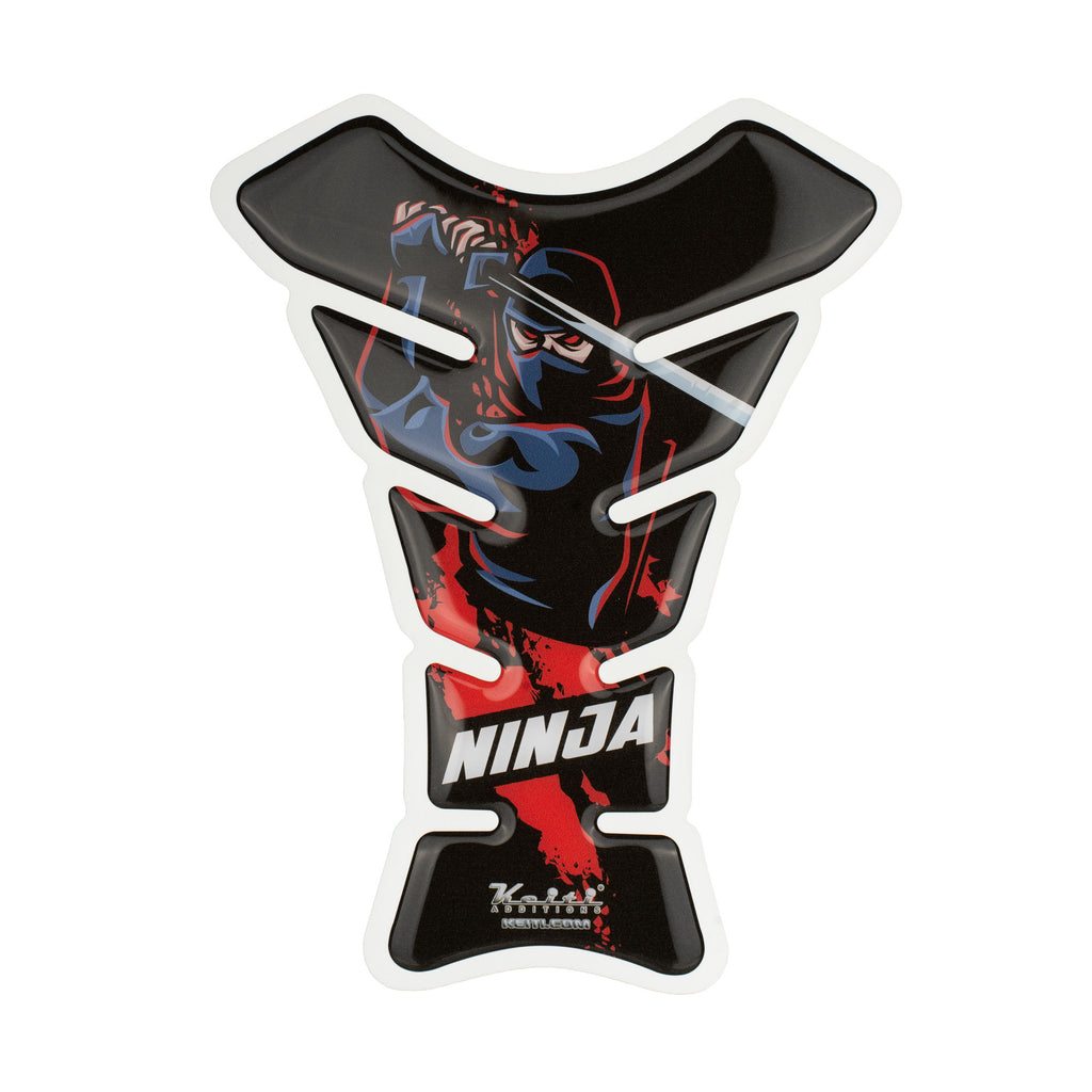 KEITI KT8700 Carbon Fiber Motorcycle Universal Fit 3D Tank Pad_2