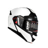 SMK Gullwing GL100 Gloss White Modular Flip-Up Helmet _2