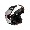 SMK Gullwing GL100 Gloss White Modular Flip-Up Helmet _3