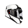SMK Gullwing GL100 Gloss White Modular Flip-Up Helmet _1