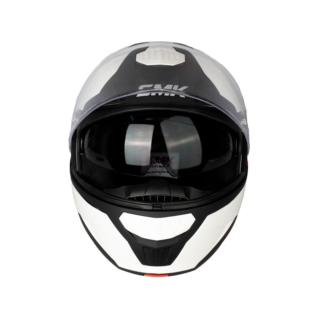 SMK Gullwing GL100 Gloss White Modular Flip-Up Helmet _7