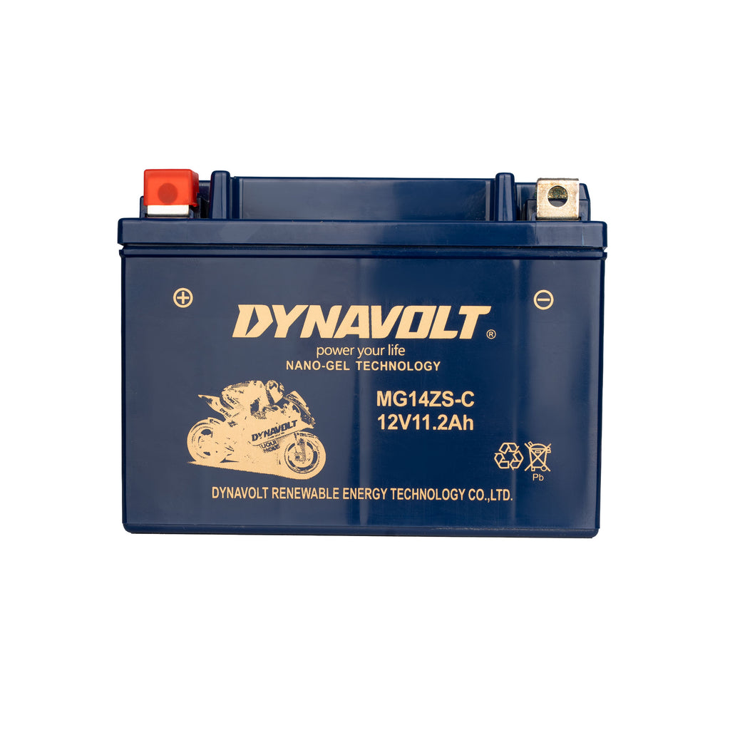 Dynavolt MG14ZS-C Nano Gel Motorcycle Battery 12V 11.2Ah_3