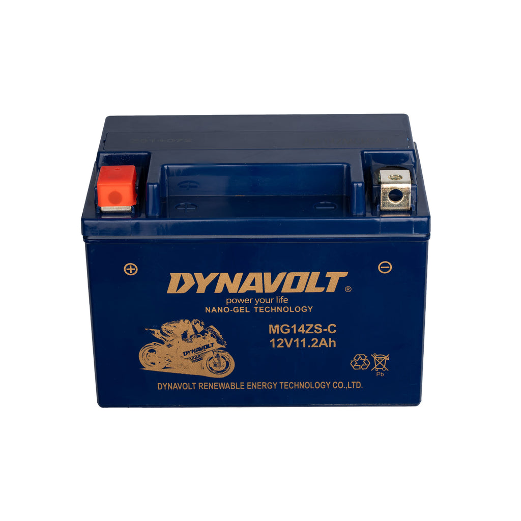 Dynavolt MG14ZS-C Nano Gel Motorcycle Battery 12V 11.2Ah_2