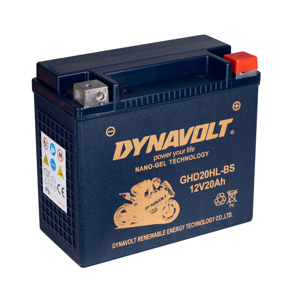 Dynavolt GHD20HL-BS 12V 20Ah Nano Gel Motorcycle Battery_1