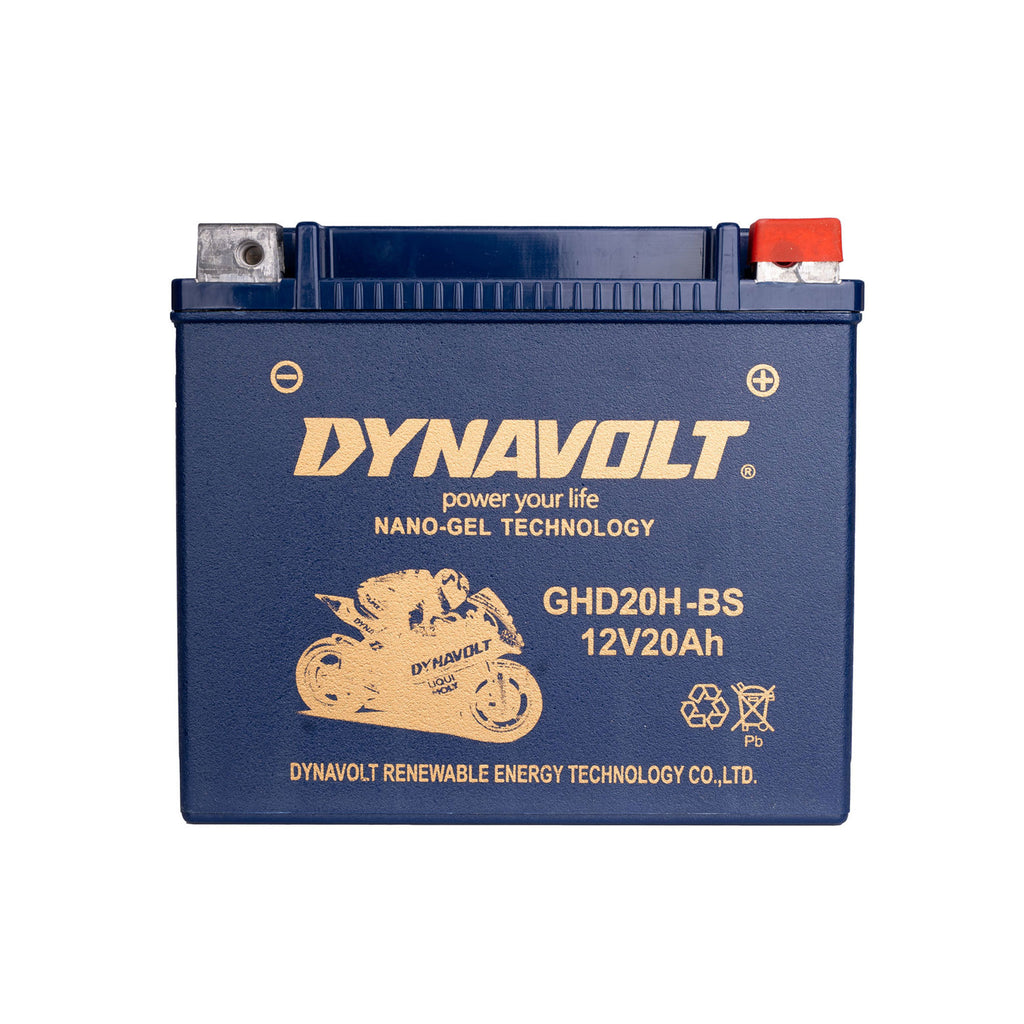 Dynavolt GHD20H-BS 12V 20Ah Nano Gel AGM Motorcycle Battery_2