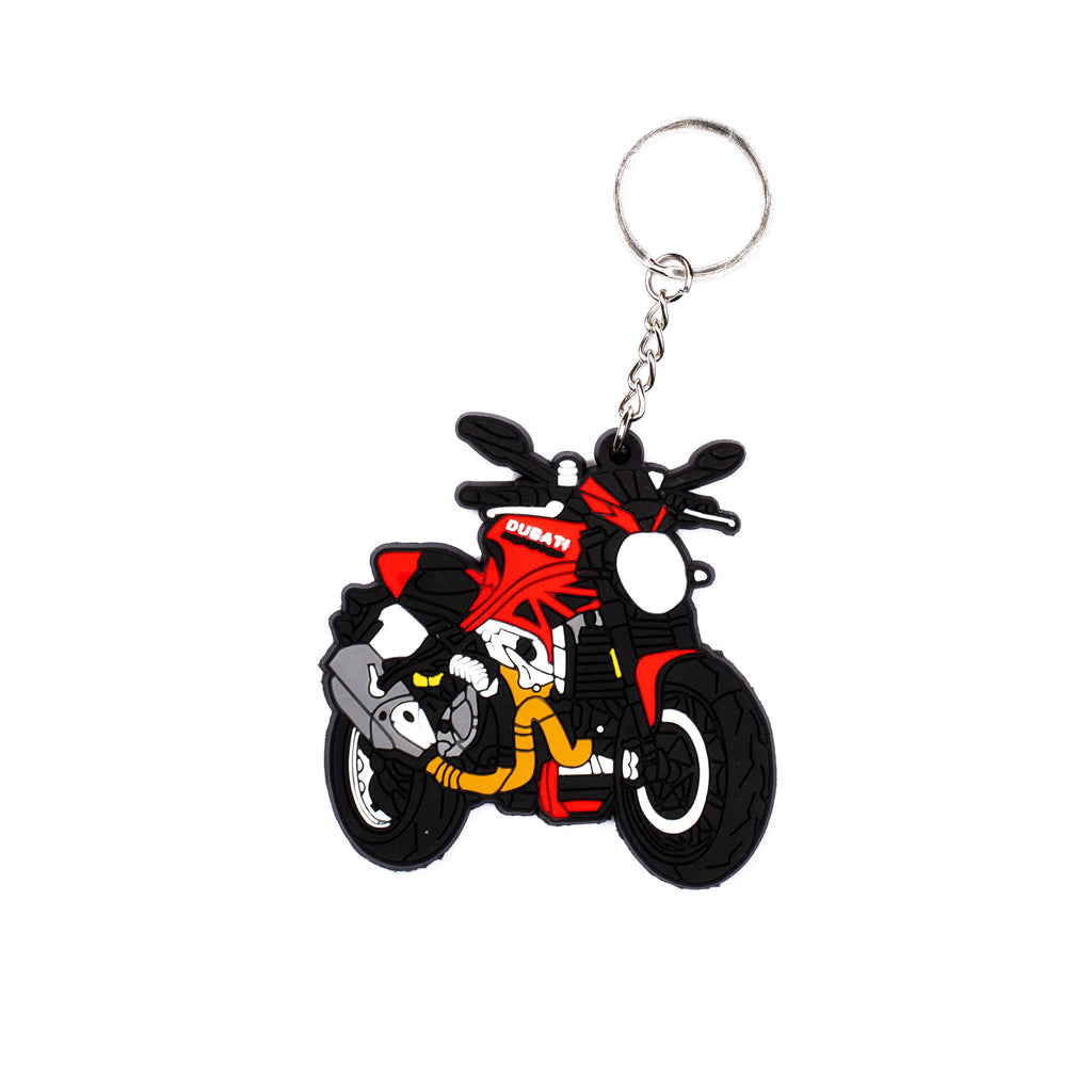 Universal Motorcycle Premium Metal & Rubber Keychain Mix - 810519