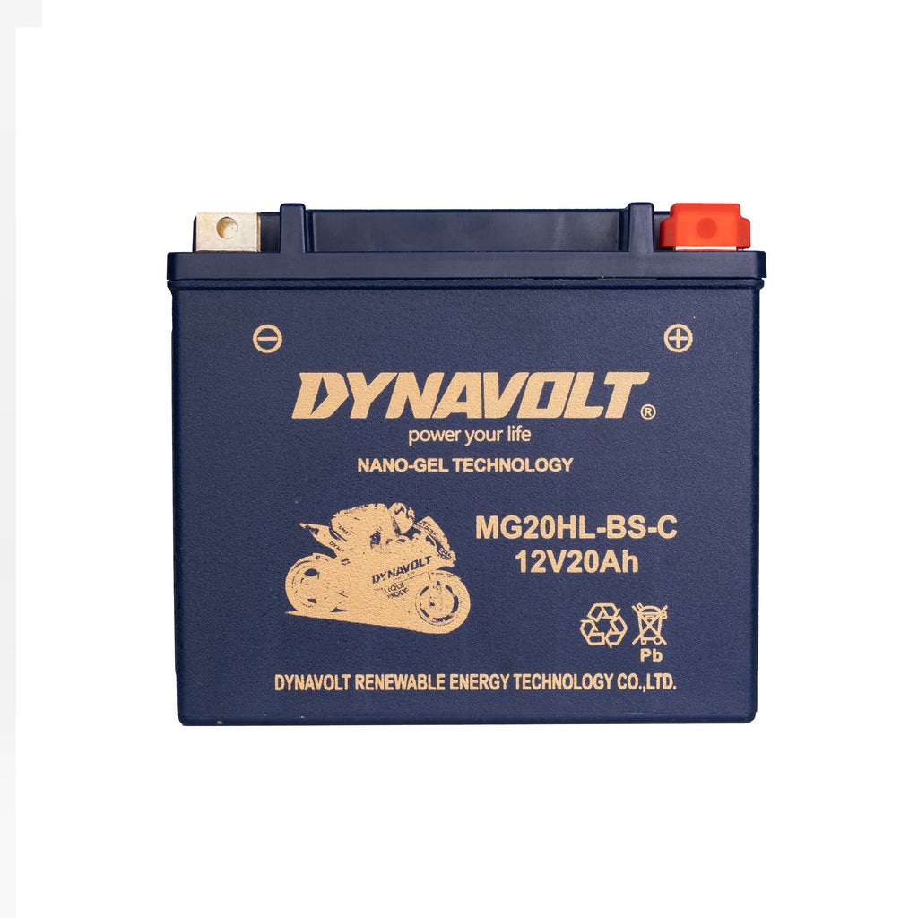 Dynavolt GHD20HL-BS-C 12V 20Ah Nano Gel Motorcycle Battery - EB11246617