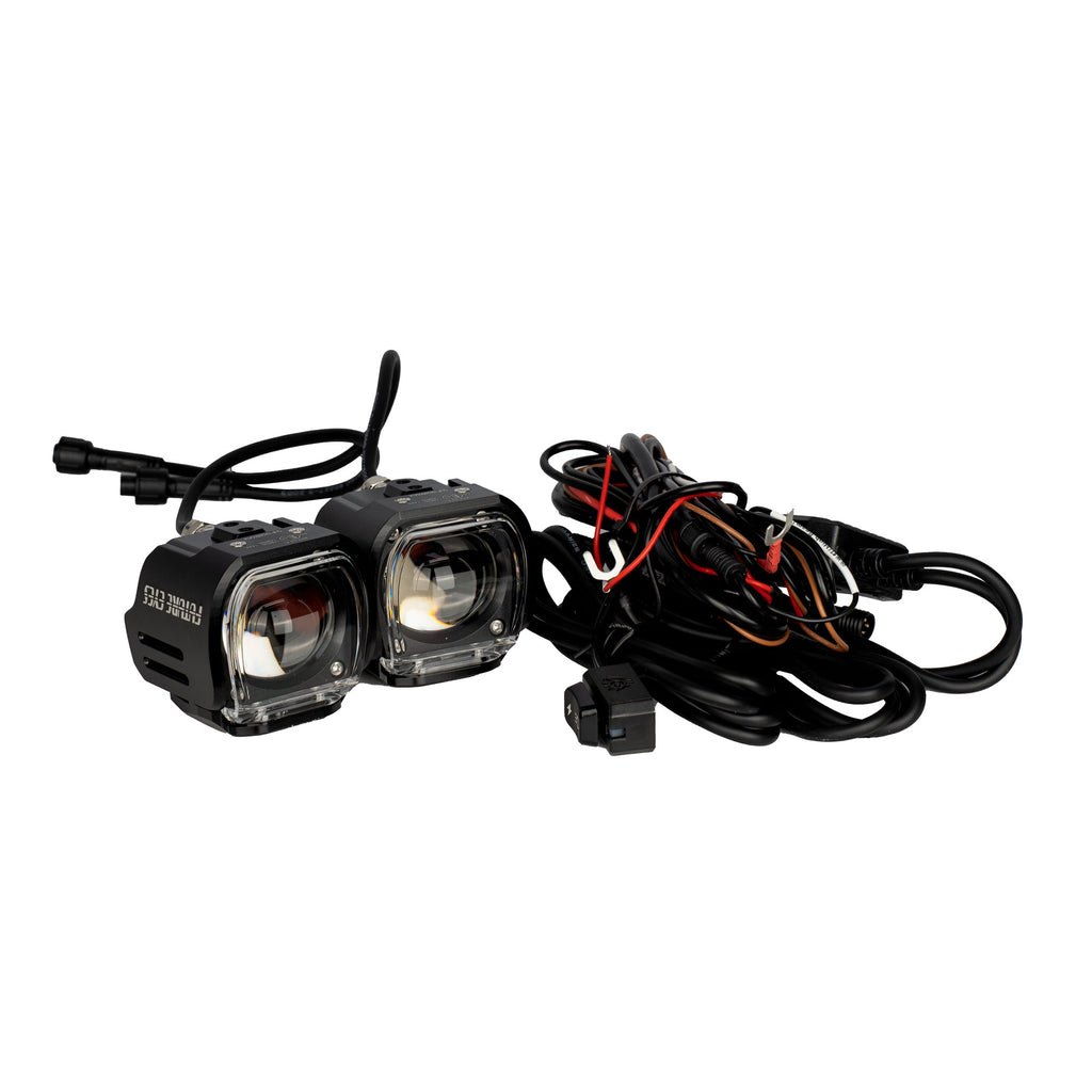 FUTURE EYES UF1 Viper Motorcycle Auxiliary LED Spotlight 60W Yellow/White_3