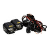 Future Eyes F150R Motorcycle LED Auxiliary Light Yellow + White Wired Switch_2