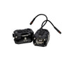 Future Eyes F150R Motorcycle LED Auxiliary Light Yellow + White Wired Switch_4