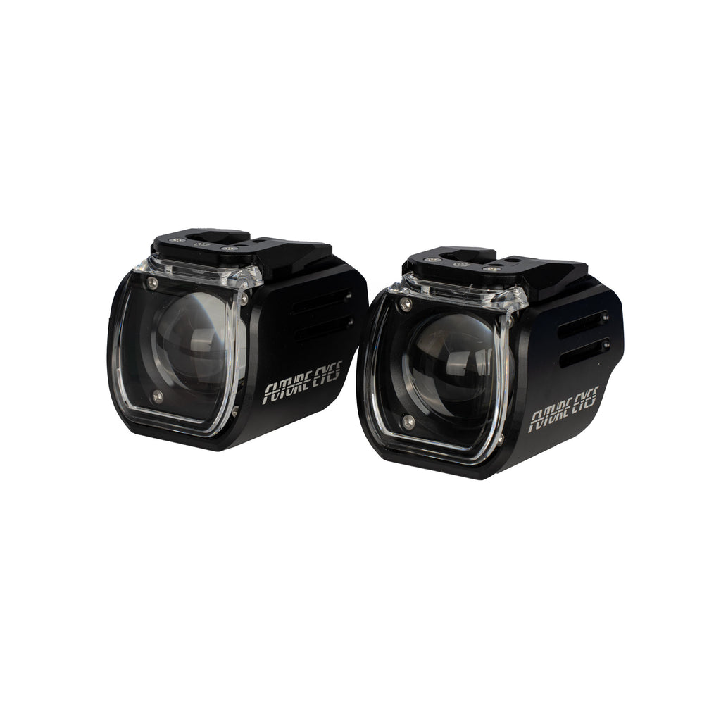 FUTURE EYES UF1 Viper Motorcycle Auxiliary LED Spotlight 60W Yellow/White_5