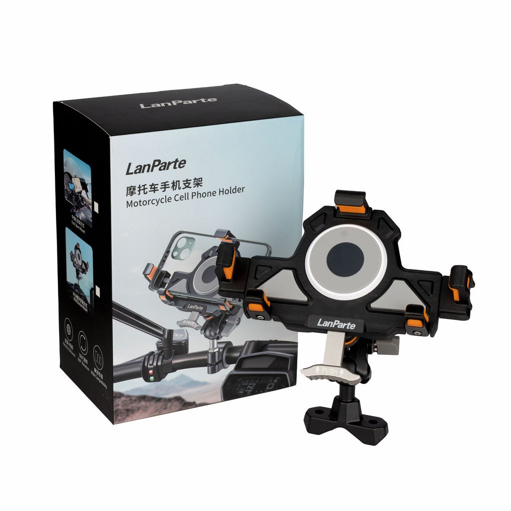 LanParte LIT-M-U Motorcycle Phone Holder Anti Vibration Phone Mount_6