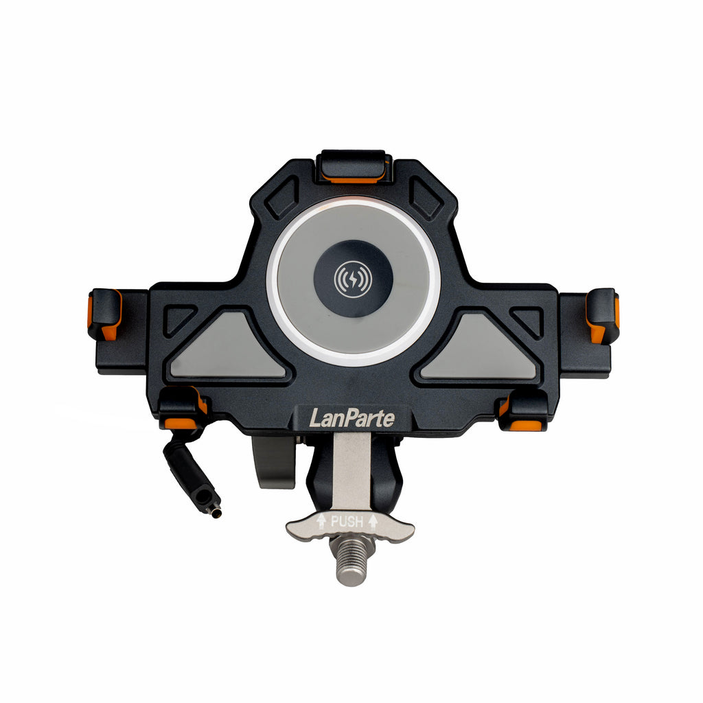 LanParte UBA MC Motorcycle Phone Holder with 15W Wireless Charging_4