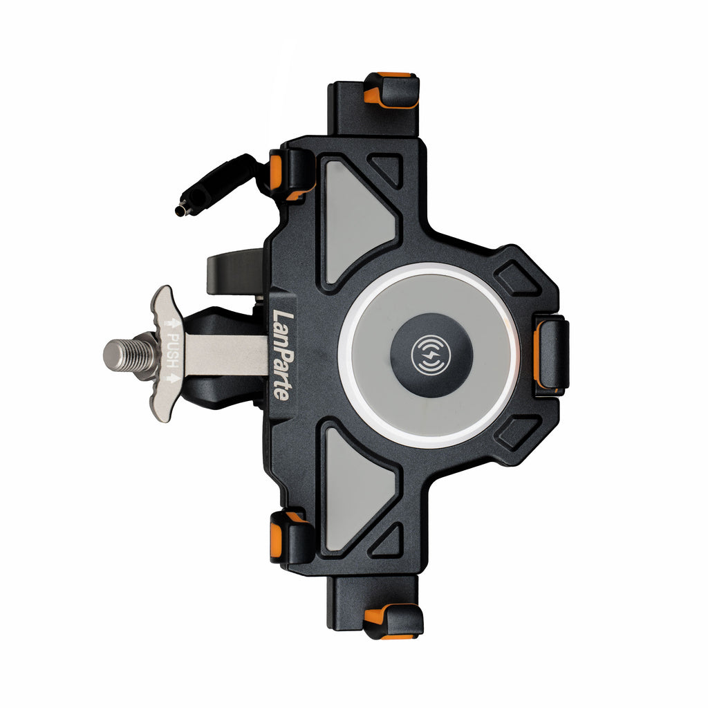 LanParte UBA MC Motorcycle Phone Holder with 15W Wireless Charging_4