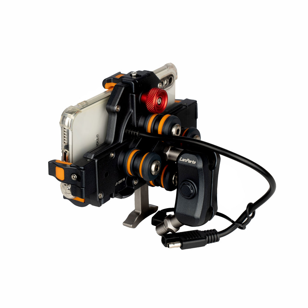 LanParte UBA MC Motorcycle Phone Holder with 15W Wireless Charging_6