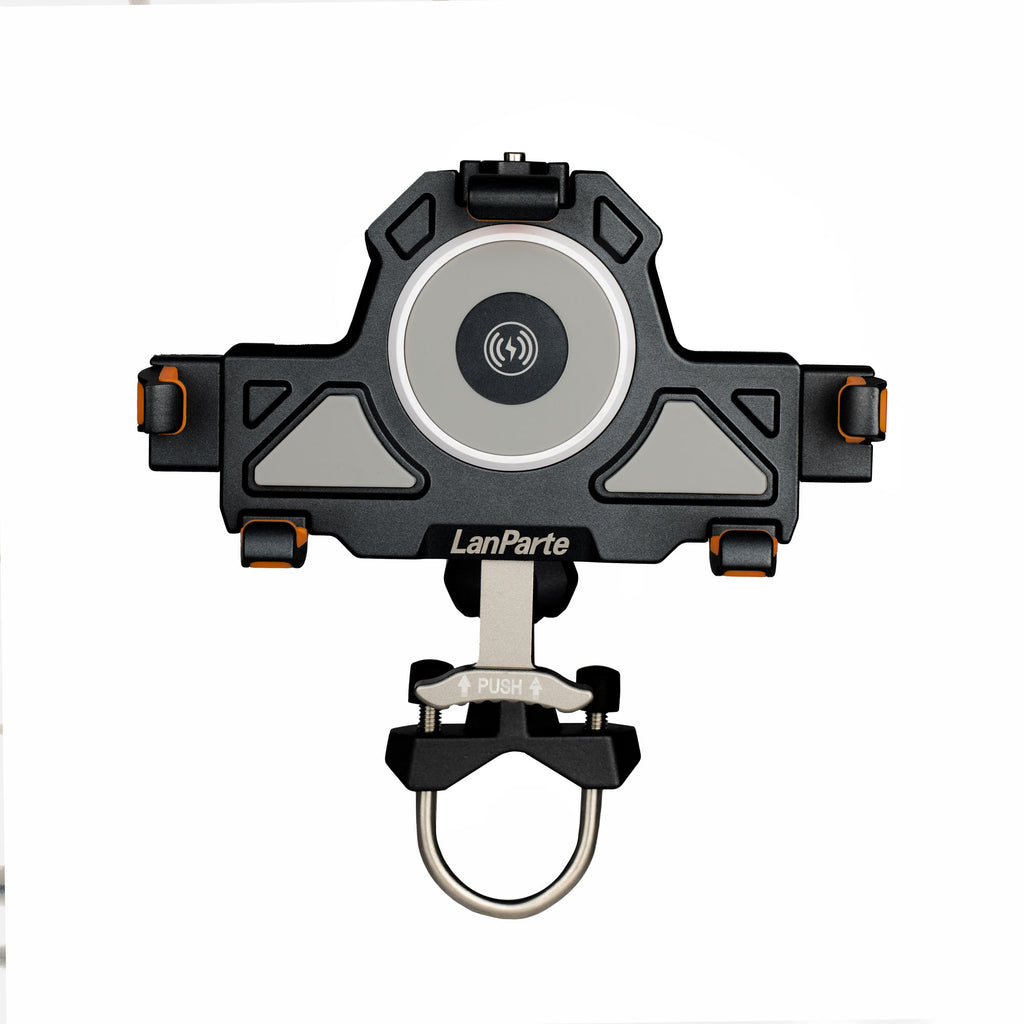 LanParte UBA MC Motorcycle Phone Holder with 15W Wireless Charging_7