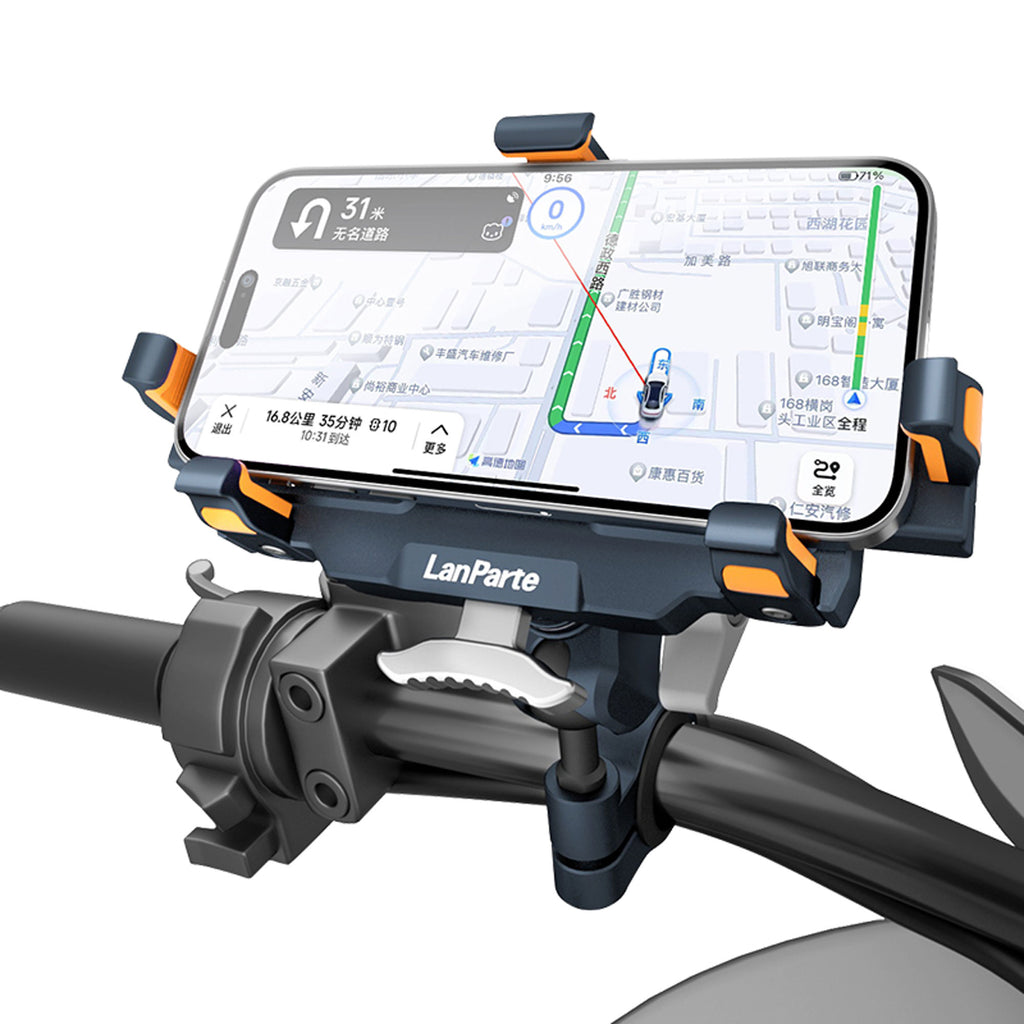 LanParte UBA MC Motorcycle Phone Holder with 15W Wireless Charging_10