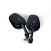 Univrsal Bar End Mirrors: Motorcycle Rearview Mirrors (7/8") - 846067