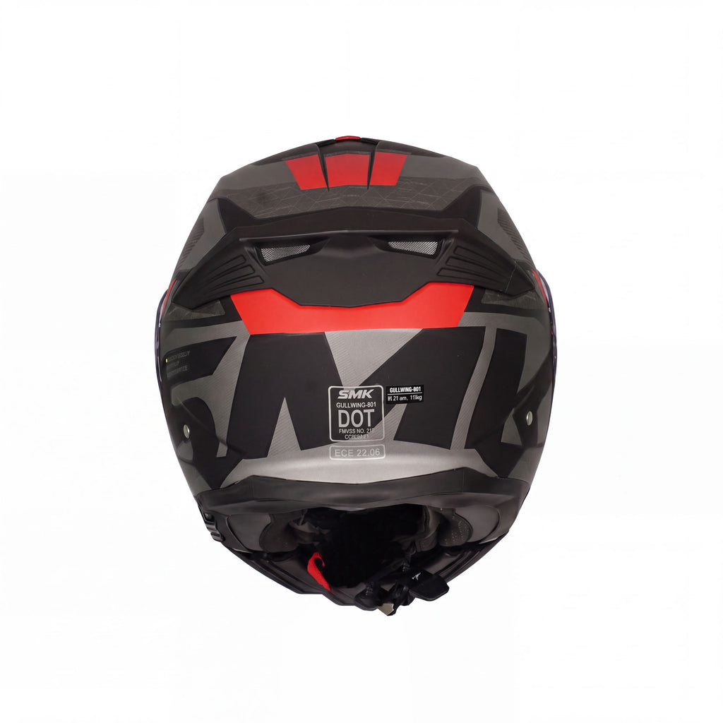 SMK Gullwing Venture MA263 Flip Up Modular Full Face Helmet_6