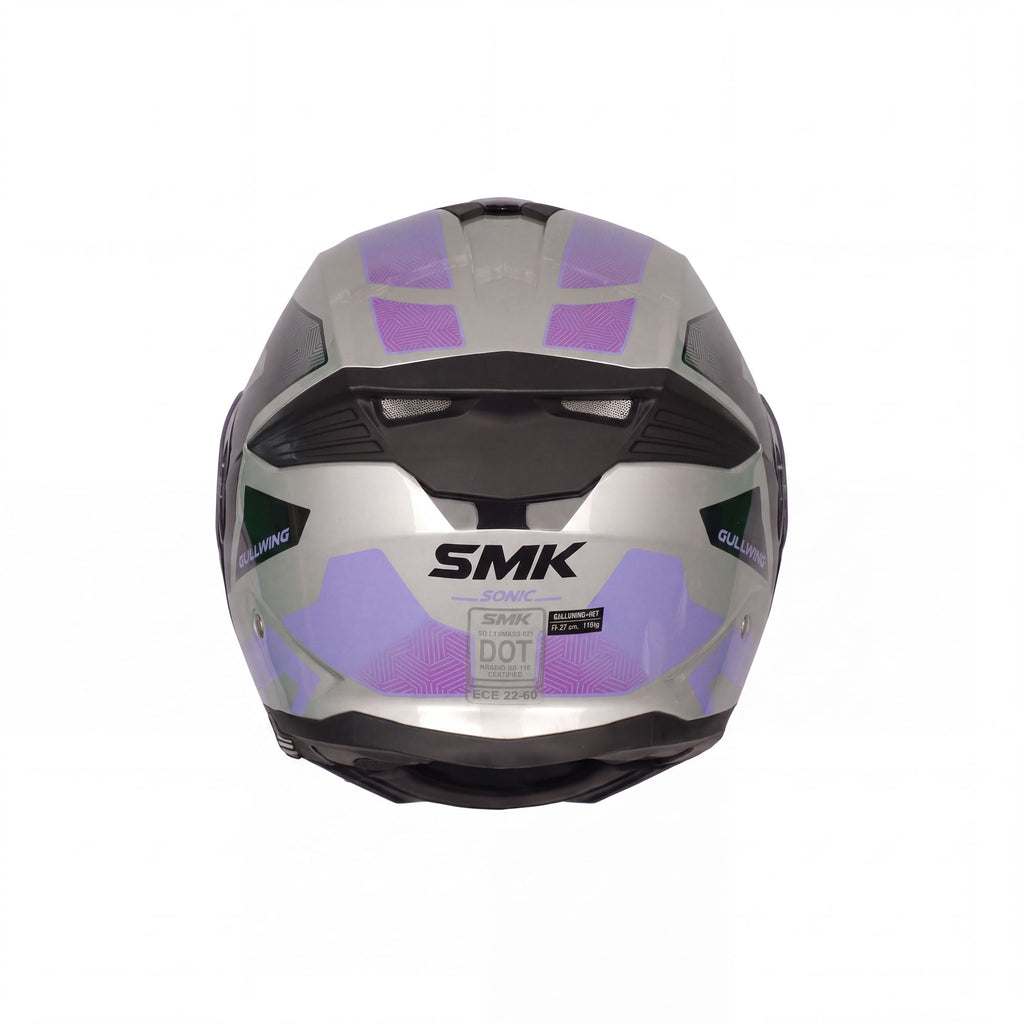 SMK Gullwing Sonic GL652 Modular Flip Up Motorcycle Helmet_6