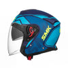 SMK GTJ Tourer GL363 Open Face Motorcycle Helmet with Sun Visor_10