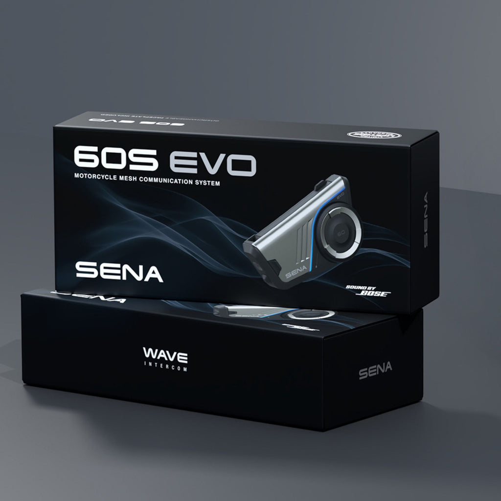 SENA 60S EVO Dual Motorcycle Intercom with Bose Sound Single Piece - 861579