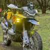 FUTURE EYES Z4 Yellow Motorcycle Auxiliary LED Fog Lights 120W_6