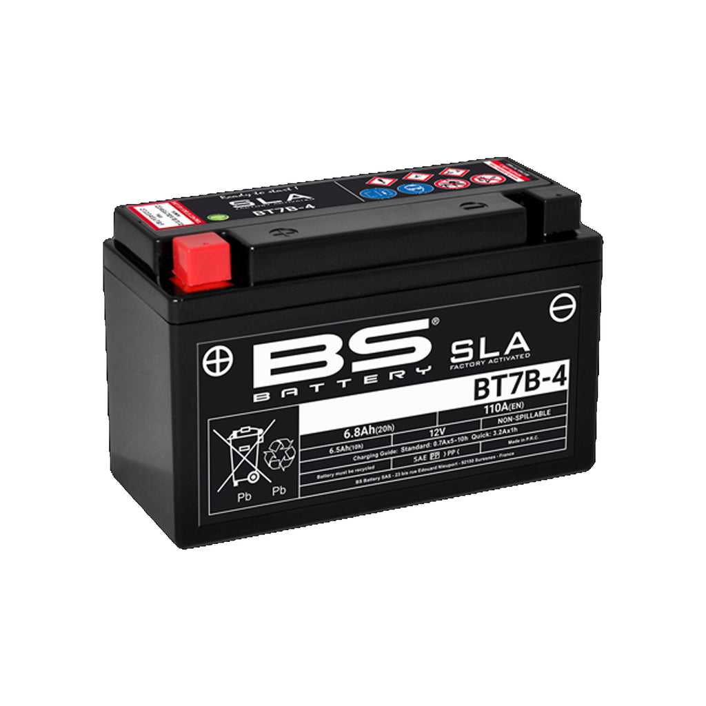 BT7B-4 SLA 12V 6.8Ah Maintenance Free Powersport Motorbike Battery