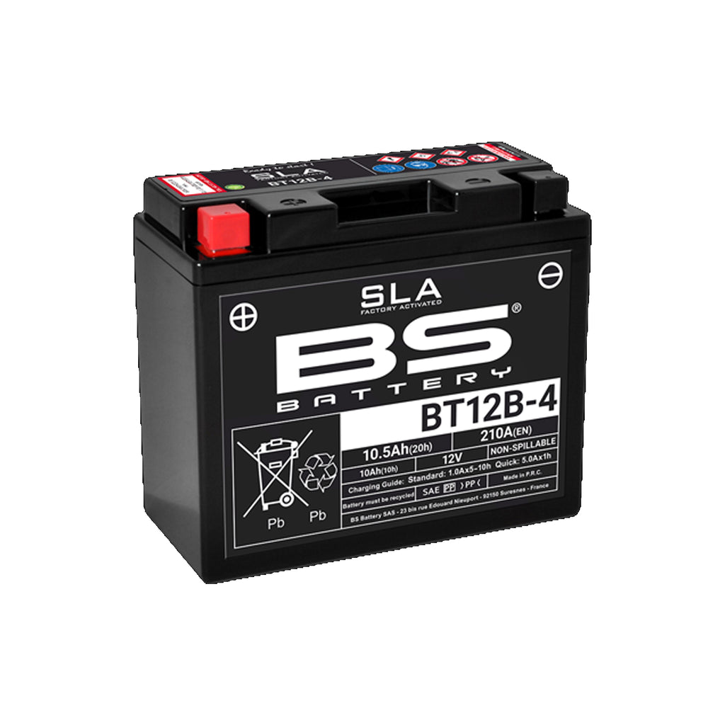 BT12B-4 SLA 12V 10.5Ah Spillproof Battery for Powersport Vehicles