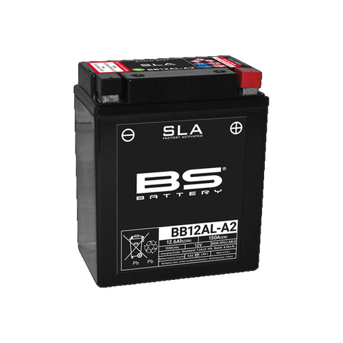 BATTERY BS BB12AL-A2 SLA Sealed Lead Acid Motorcycle Battery