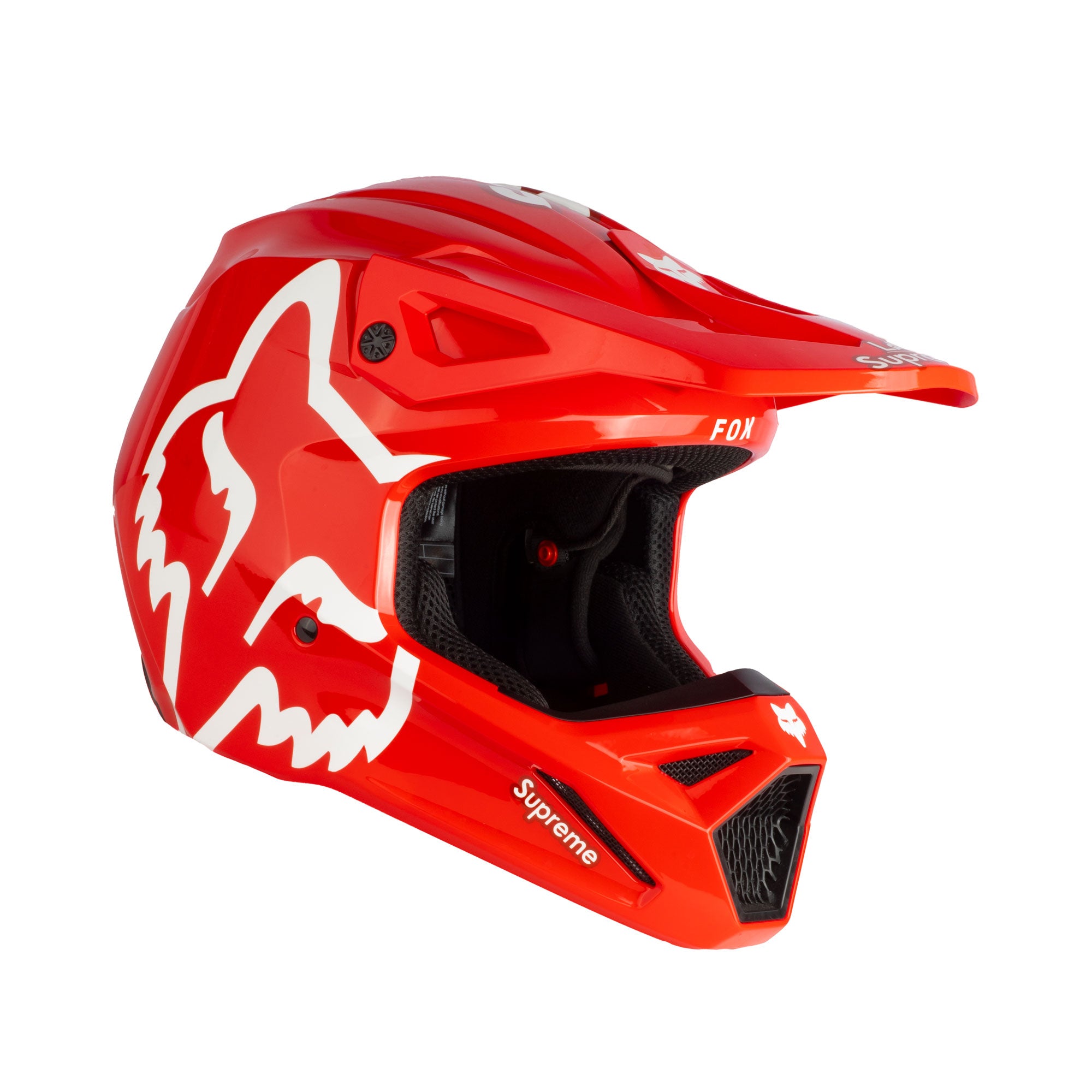 FOX V1 Supreme Red Helmet | Motorcycle Motocross Safety