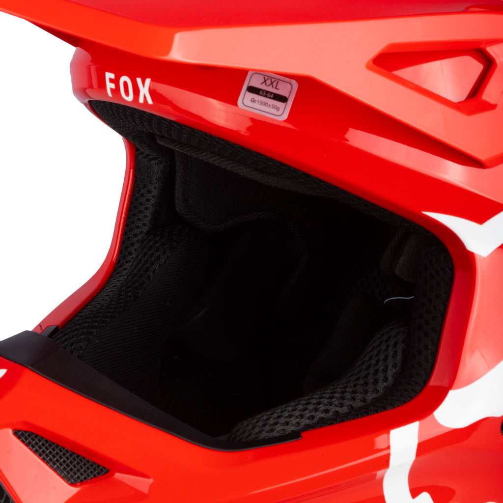 FOX V1 Supreme Red Motorcycle Motocross Helmet ECE & DOT Certified - 836600