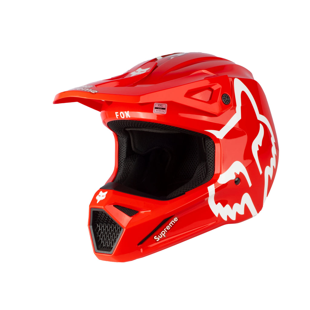 FOX V1 Supreme Red Motorcycle Motocross Helmet ECE & DOT Certified - 836600