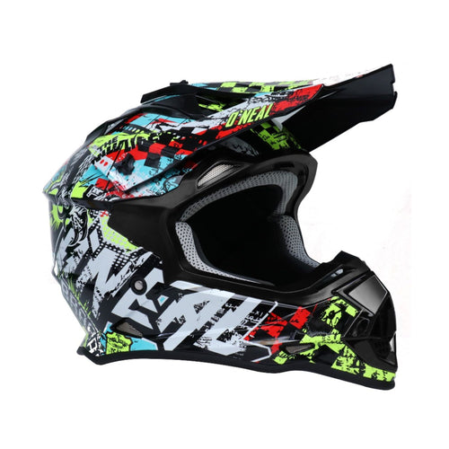 O’Neal 2SRS Rancid Youth Helmet DOT Approved Motocross Gear_1