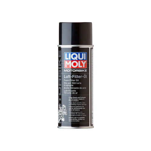 LIQUI MOLY Motorbike Luft Filter Oil Spray 400 ml Foam & Fabric Filter Protector - 074709