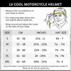 LV COOL Full Face Motorcycle DOT/ECE Certified Helmet Pink_6