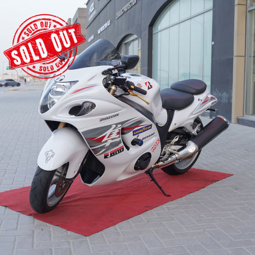 2012 Suzuki Hayabusa 1300CC White Color for Sale - Call Now +971555598040