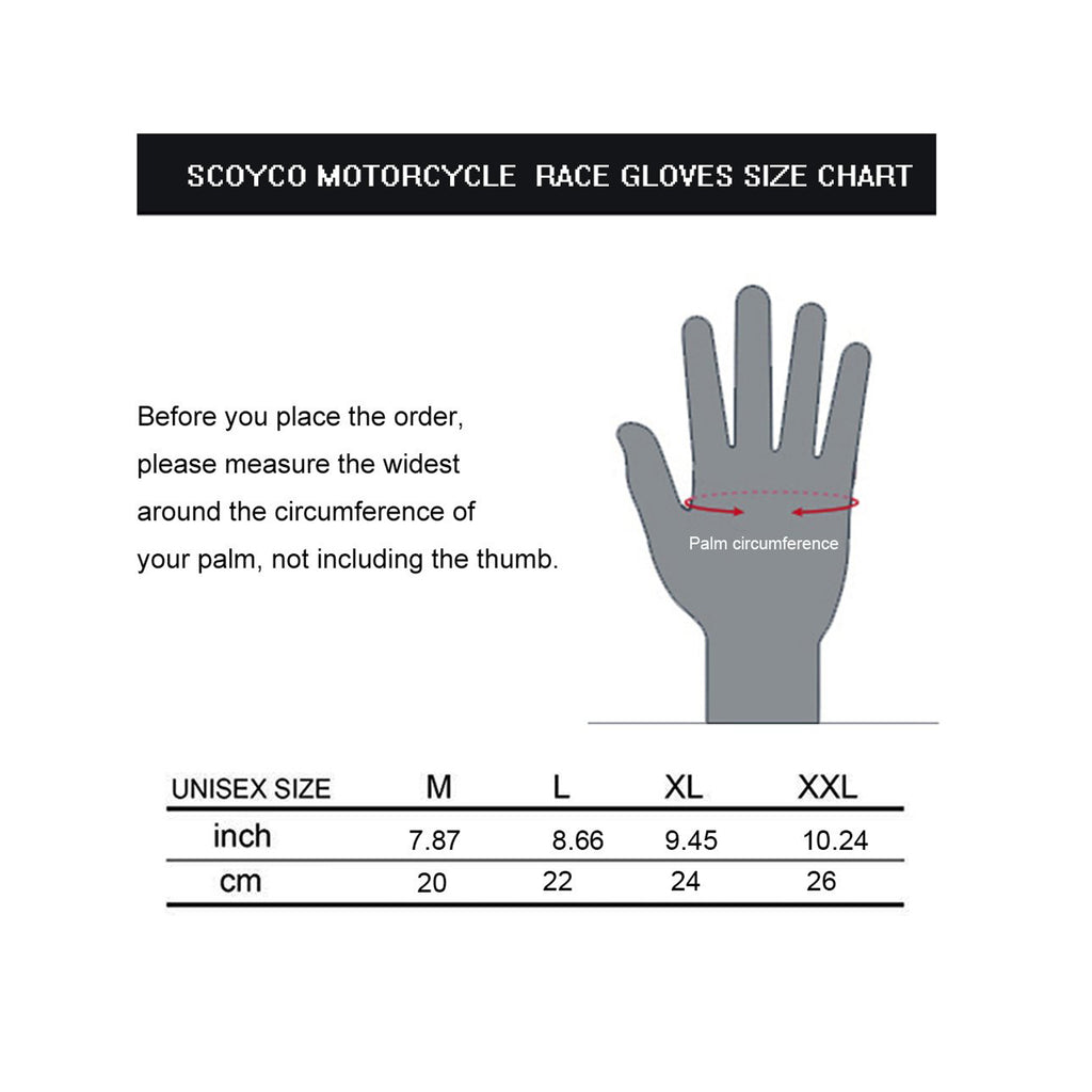 SCOYCO MC44D Motorcycle Gloves: Half Finger Gloves for Men-849943