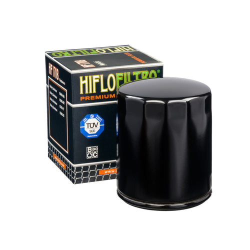 Hiflofiltro HF170B Premium Harley Davidson Motorcycle Engine Filter Black_1