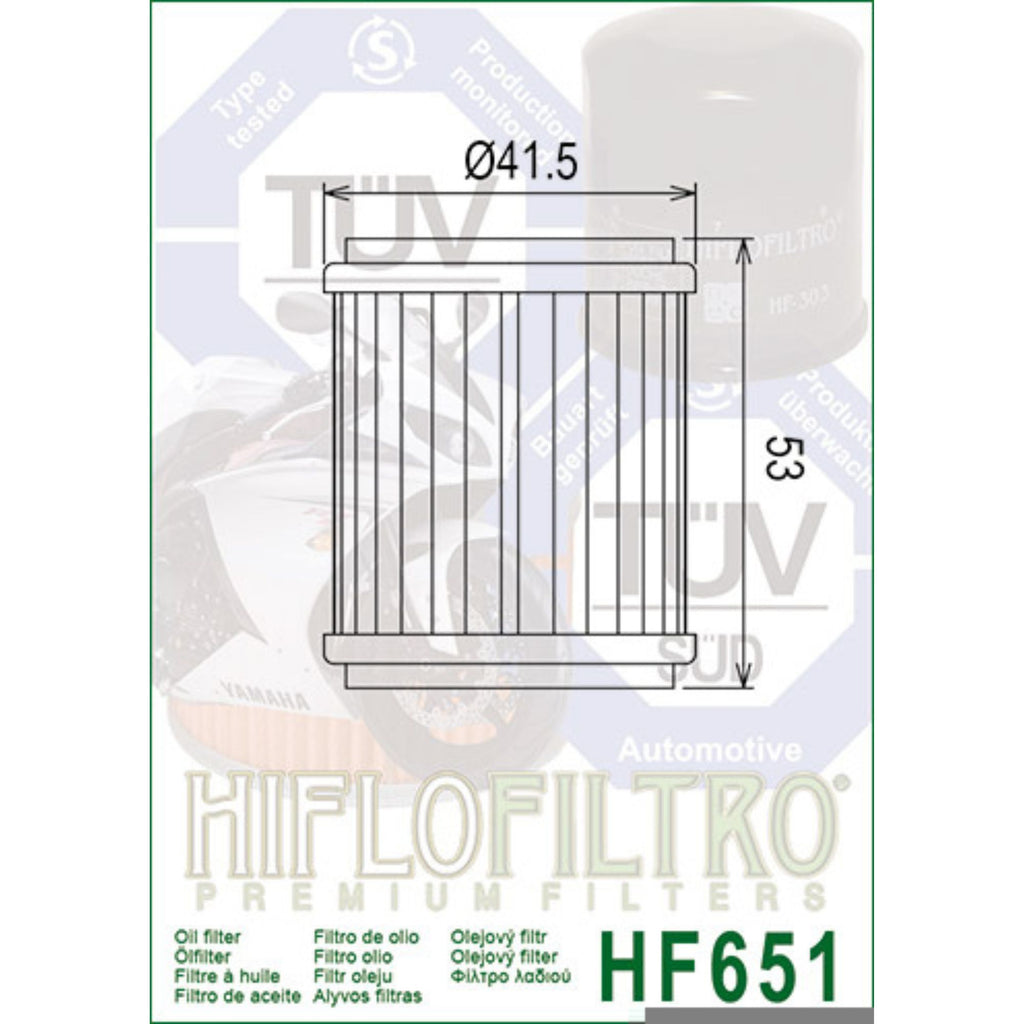 HIFLO OIL FILTER HF651 for KTM 690 & Husqvarna 701_2