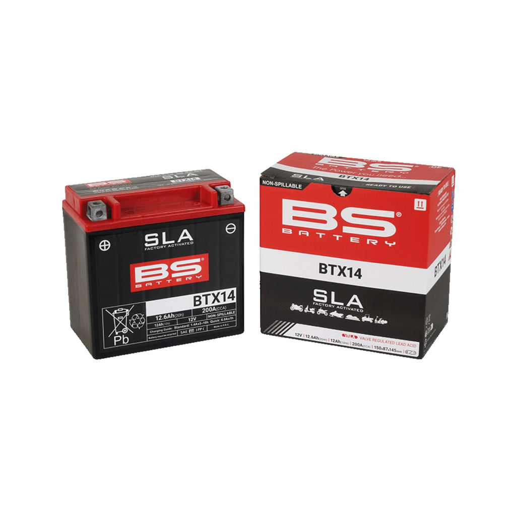BS BTX14 SLA Motorcycle Battery 12V 12Ah AGM Maintenance_2
