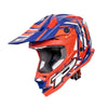 Kids/Youth Dirt Bike Motocross Lightweight Off Road Safety Helmet Red & Blue - 836608