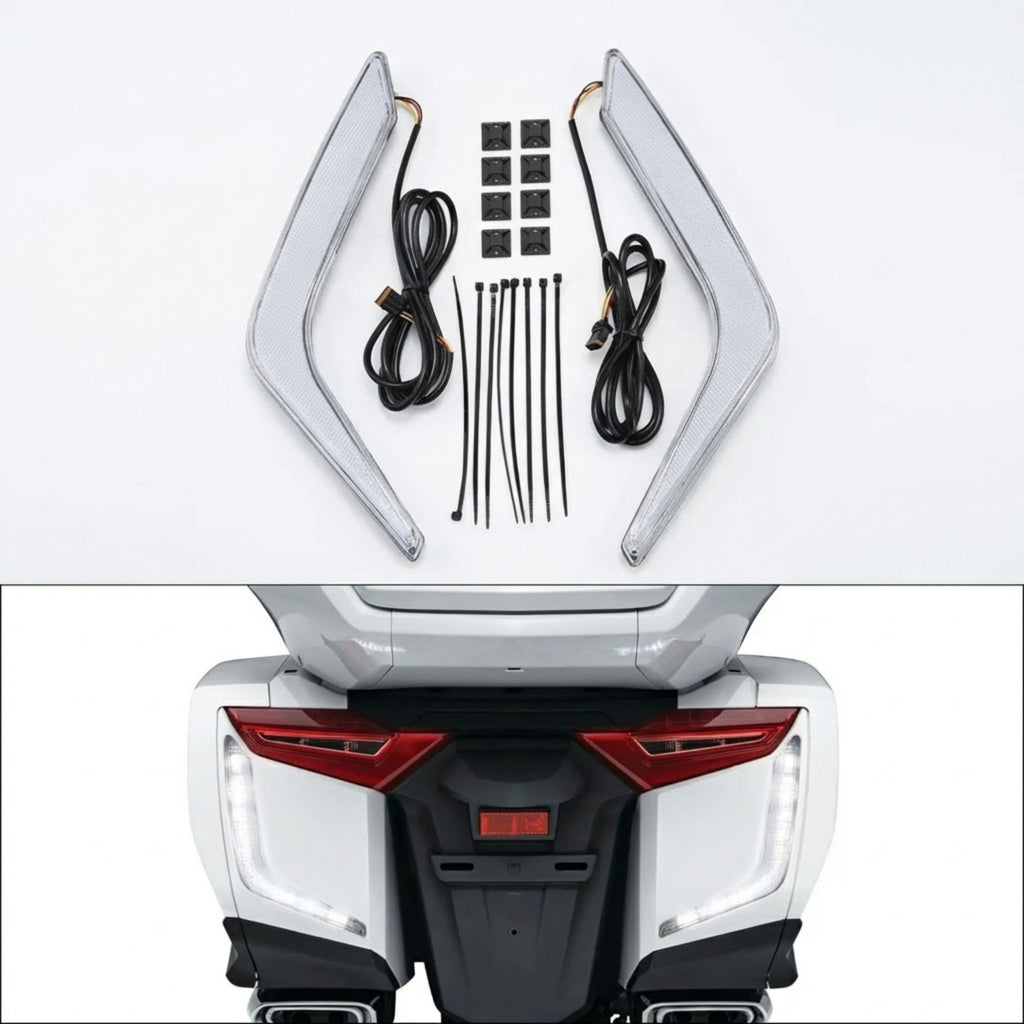 Goldwing GL1800 (2018–2021) Rear Saddlebag Accent Clear Lens LED Light_2