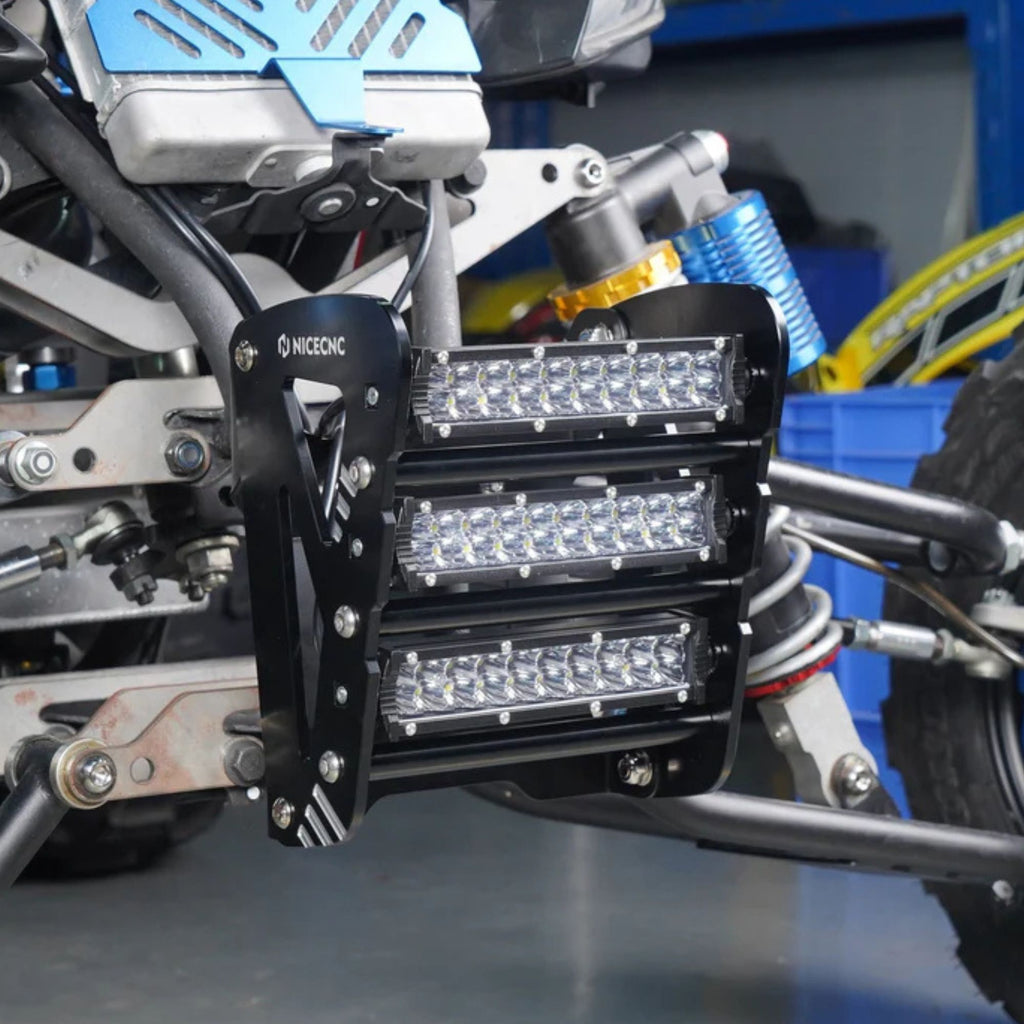 Yamaha Raptor 700 / 700R Front Bumper LED Light Bar Kit (2013–2026)_7