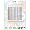 HIFLOFILTRO HF157 Oil Filter for KTM 250–690 EXC / SX / XC / Duke_2