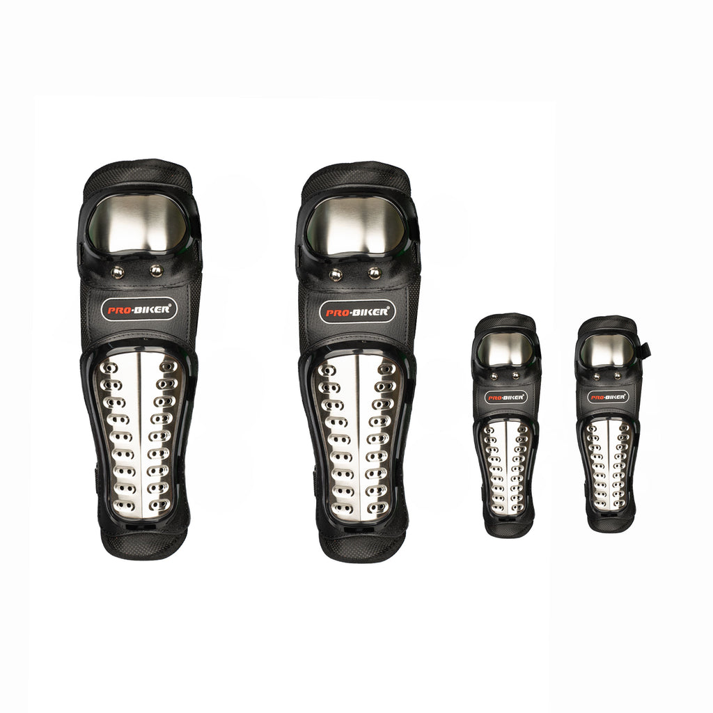 EBIKER Motorcross Riding Protective Motorcycle Elbow & Knee Pads Four Pieces - 100726