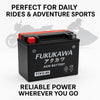 Fukukawa YTX12-BS 12V 10Ah Sealed AGM Motorcycle Battery_